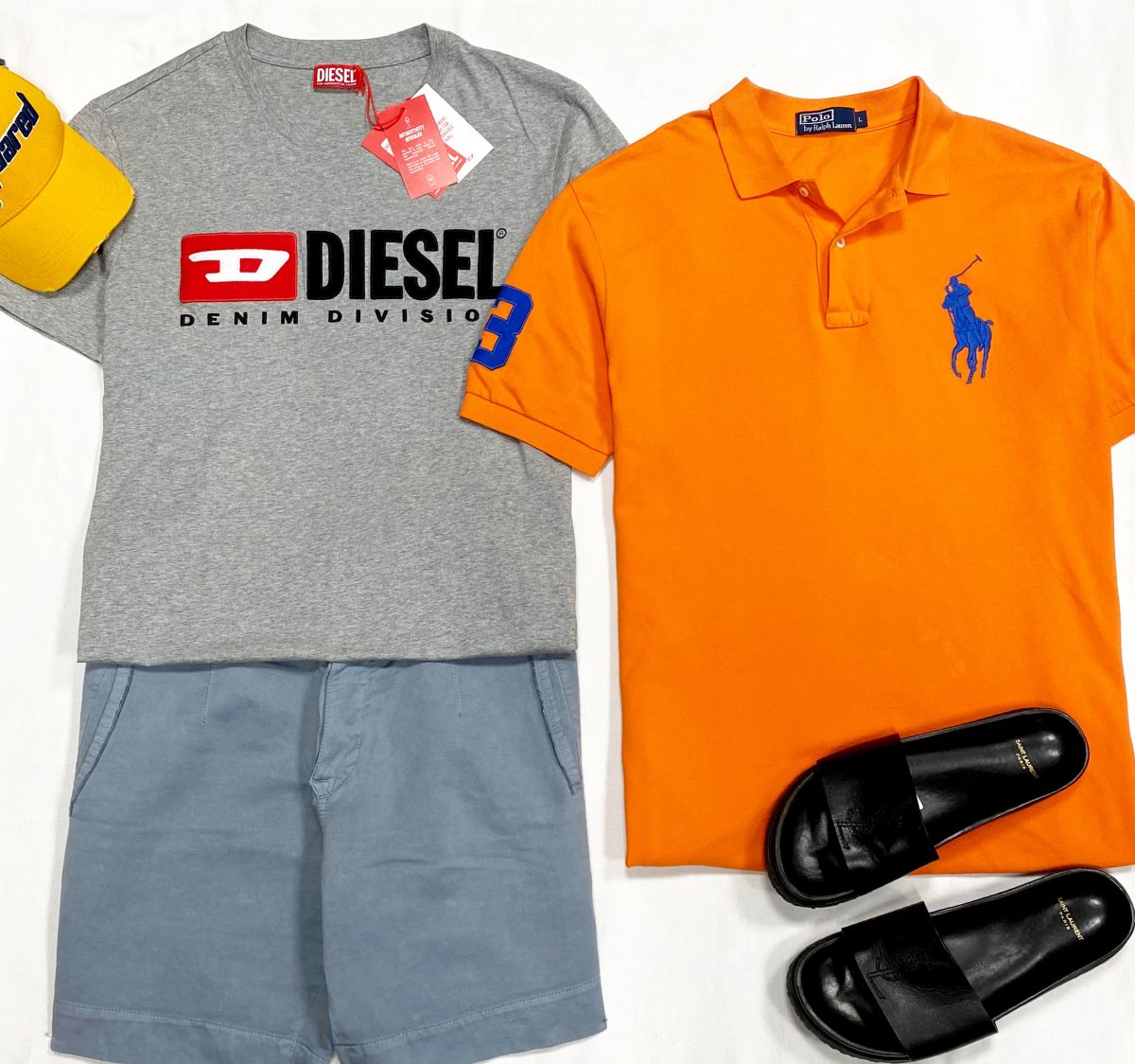 #mechtamen Футболка Diesel размер 3XL цена 4 616 руб
Шорты Dolce Gabbana размер 48 цена 3 077 руб
Поло Ralpn Lauren размер L цена 3 077 руб
Сабо Saint Laurent размер 45 цена 7 693 руб