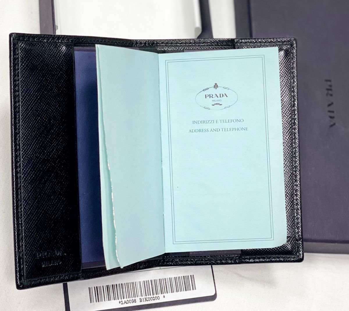 Записная книжка Prada цена 7 828 руб / упаковка / 