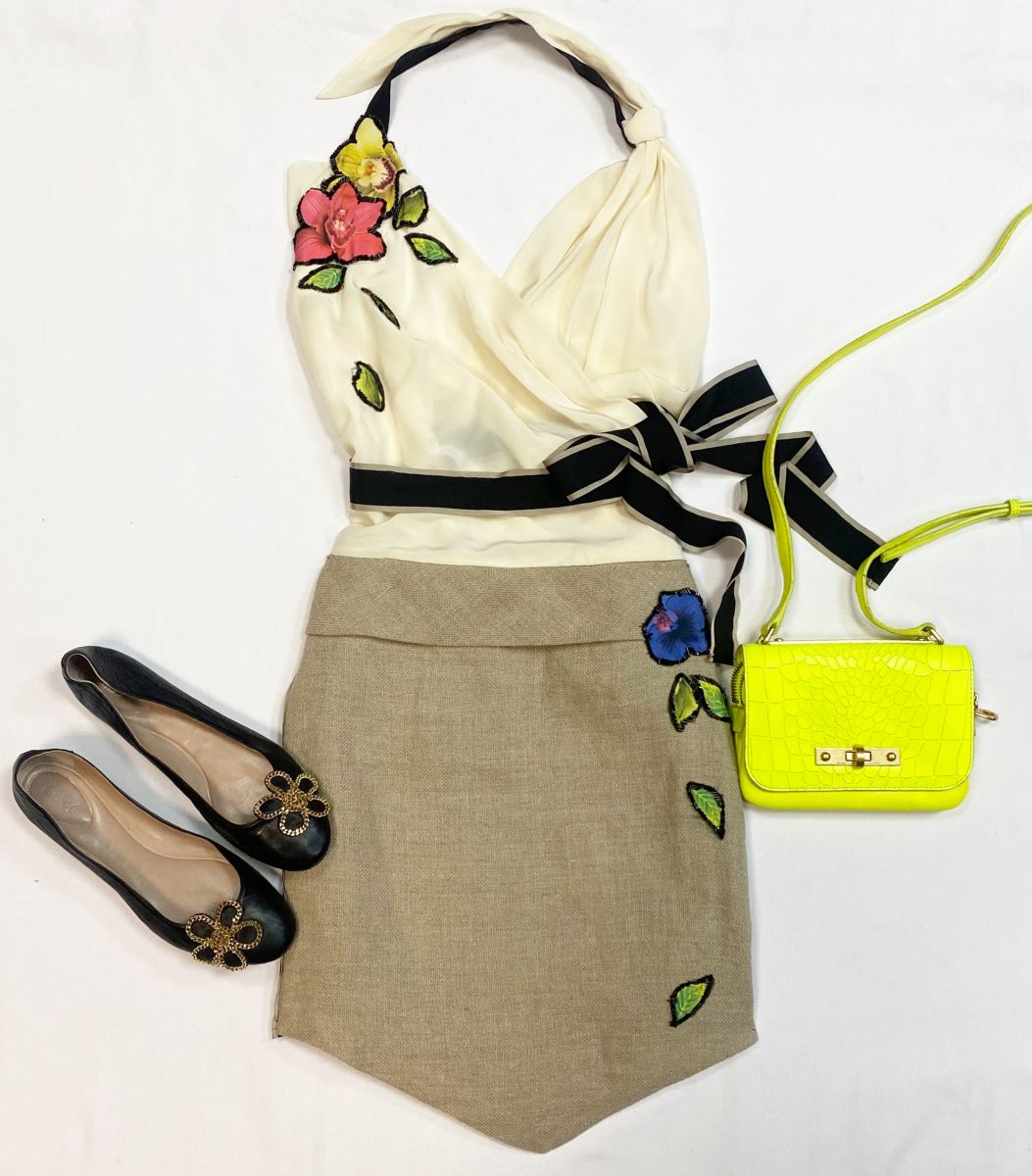 Платье Vionnet размер 40 цена 6 154 руб
Балетки Chloe размер 40 цена 15 385 руб
Сумка Marc Jacobs 