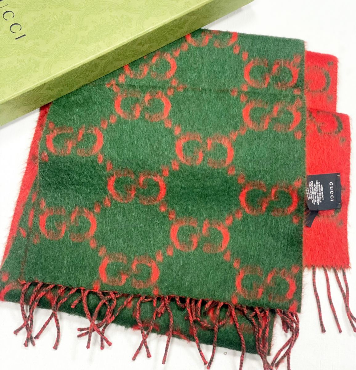Шарф Gucci размер 28/160 цена 18 786 руб 