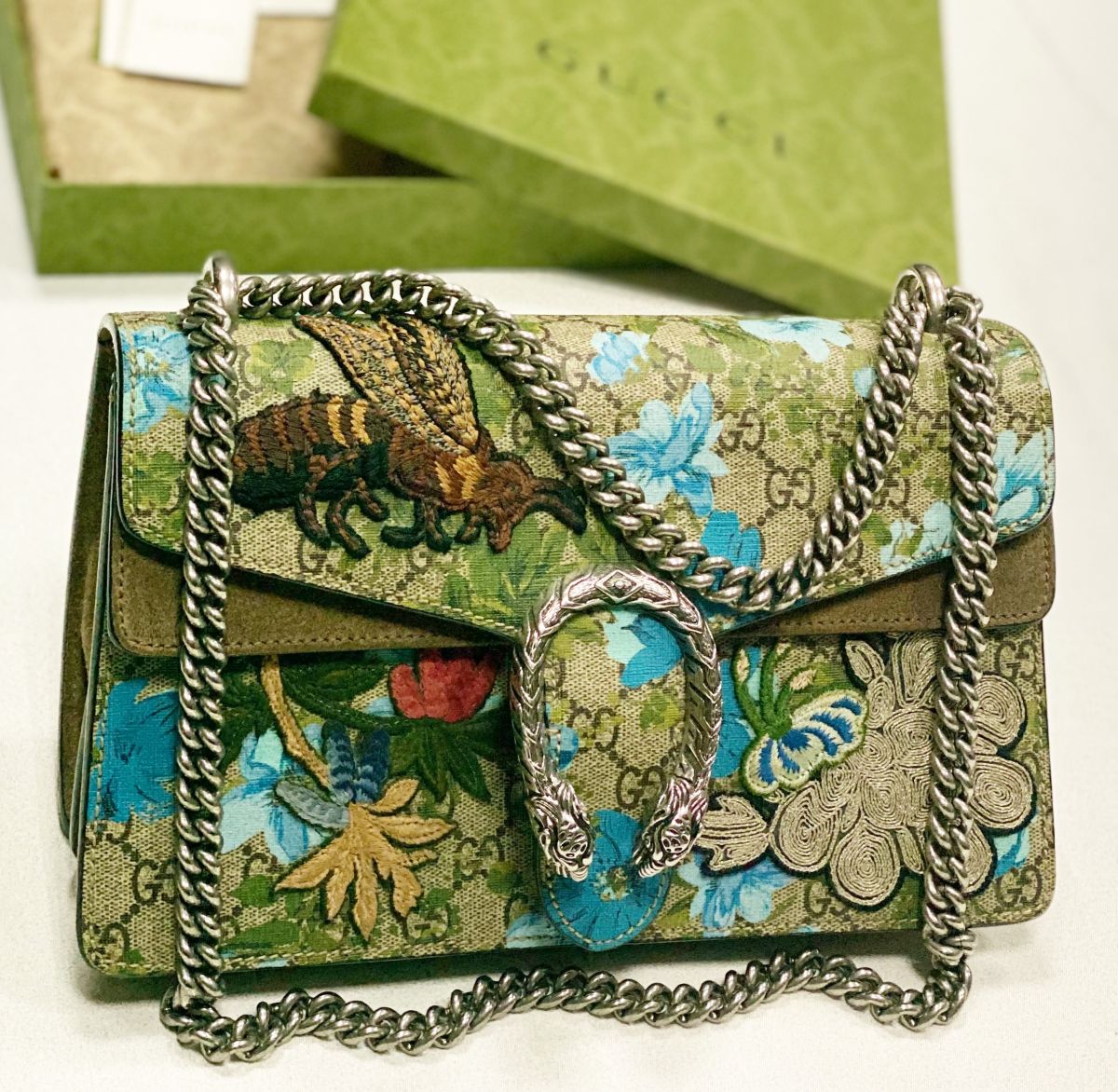 Сумка Gucci размер 28/18 цена 78 275 руб