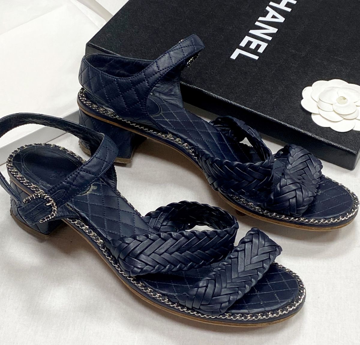 Босоножки Chanel размер 40 цена 15 655 руб