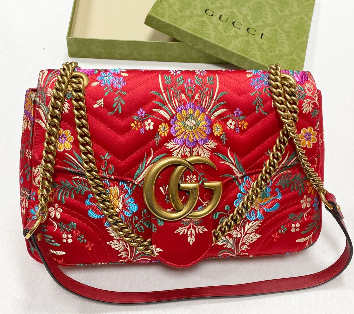 Сумка Gucci размер 30/20 цена 78 275 руб