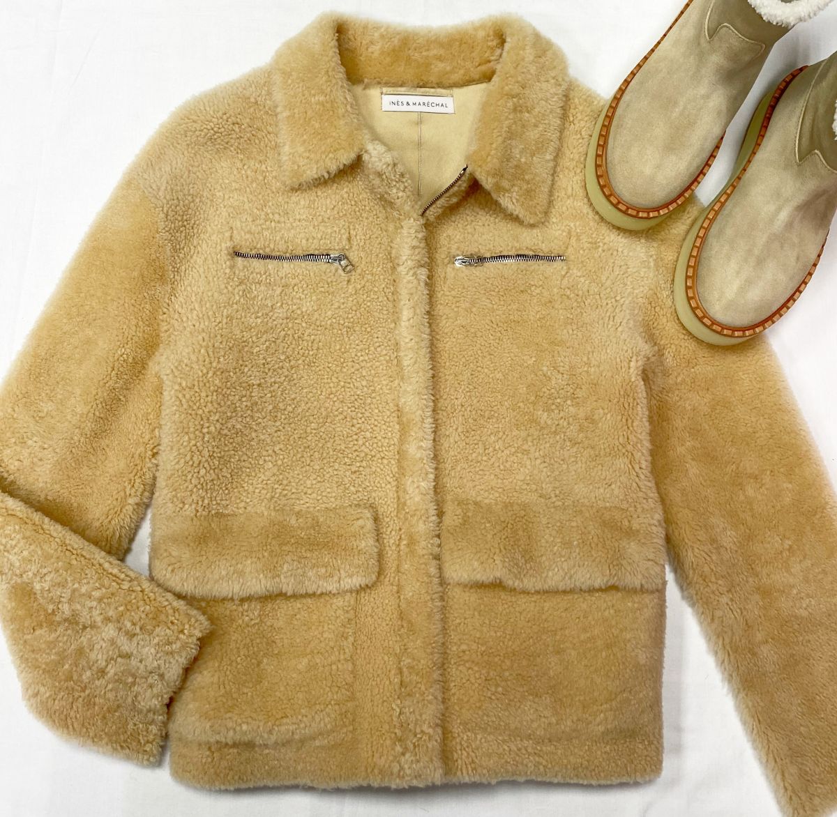 Дубленка Ines Marechal размер 34 цена 46 965 руб 