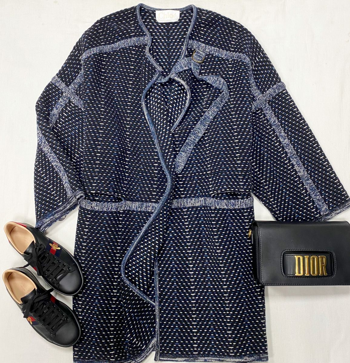 Кардиган Chloè размер XS цена 31 310 руб Кеды Gucci размер 36 цена 23 483 руб Сумка Gucci