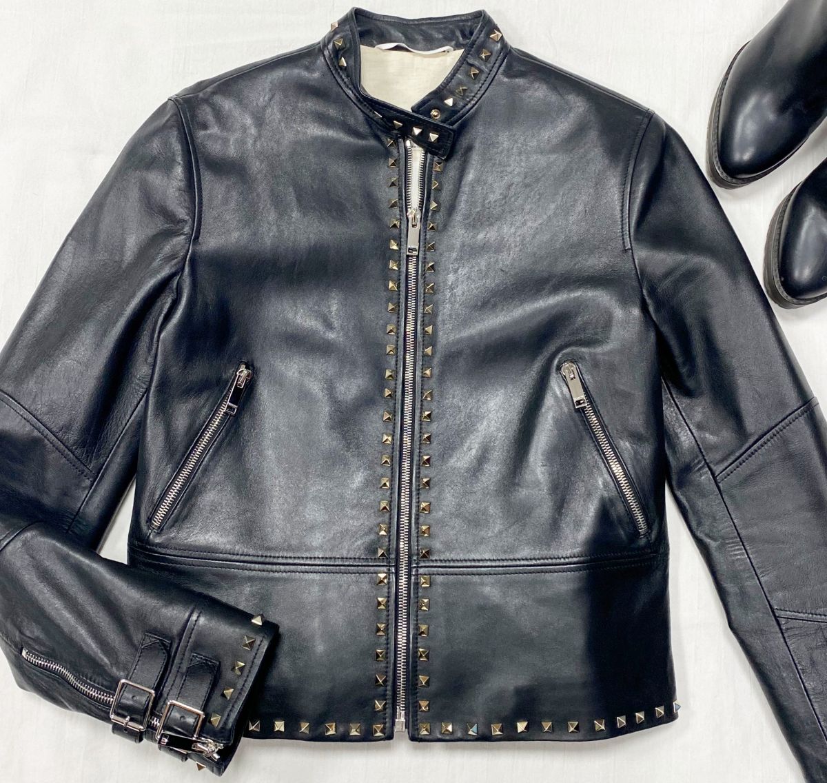 Куртка / отделка металл / Valentino размер 42 цена 62 620 руб