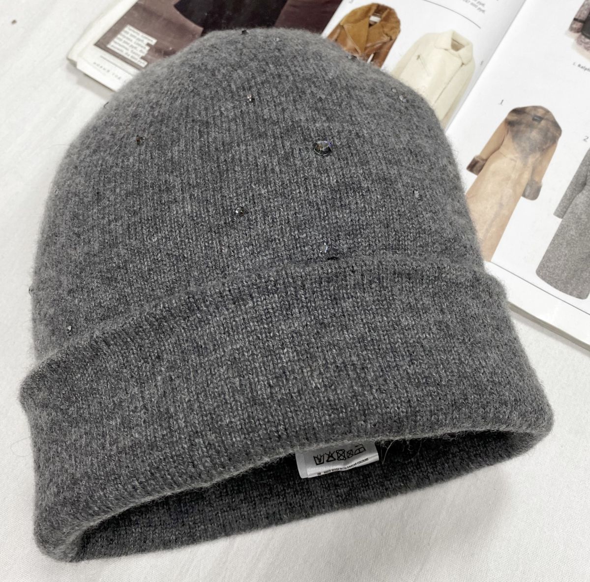 Шапка / кашемир / отделка камни / William Sharp цена 15 655 руб