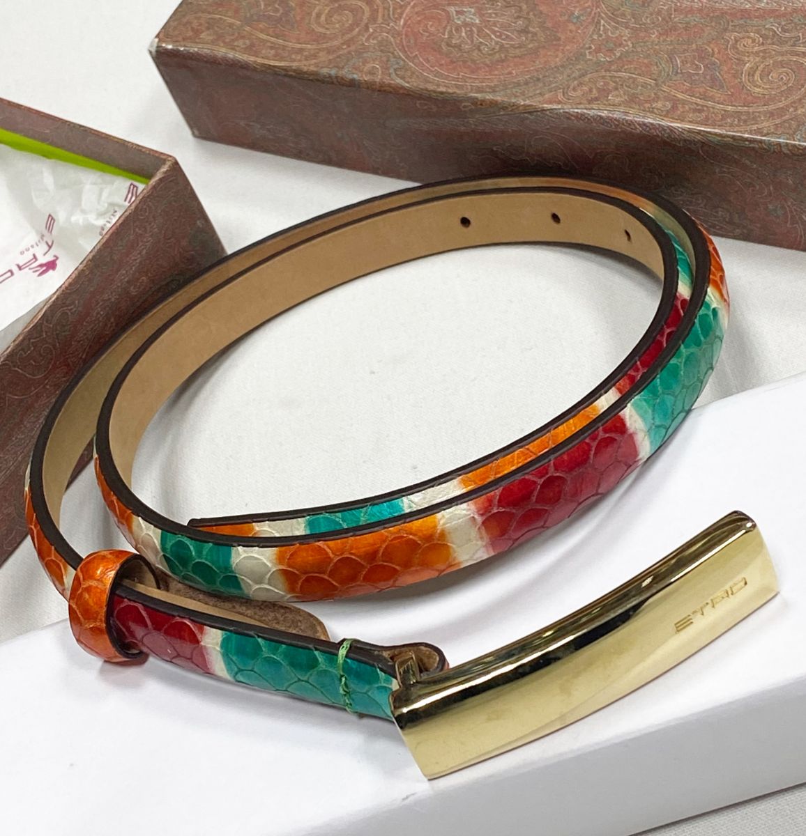 Ремень Etro размер 80/32 цена 4 697 руб
