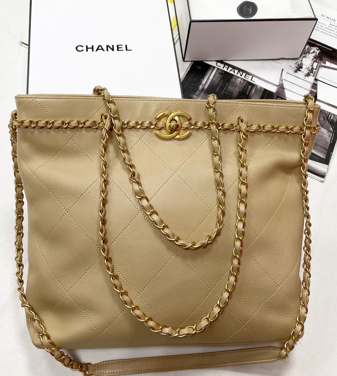 Сумка Chanel размер 30/27 цена 234 825 руб