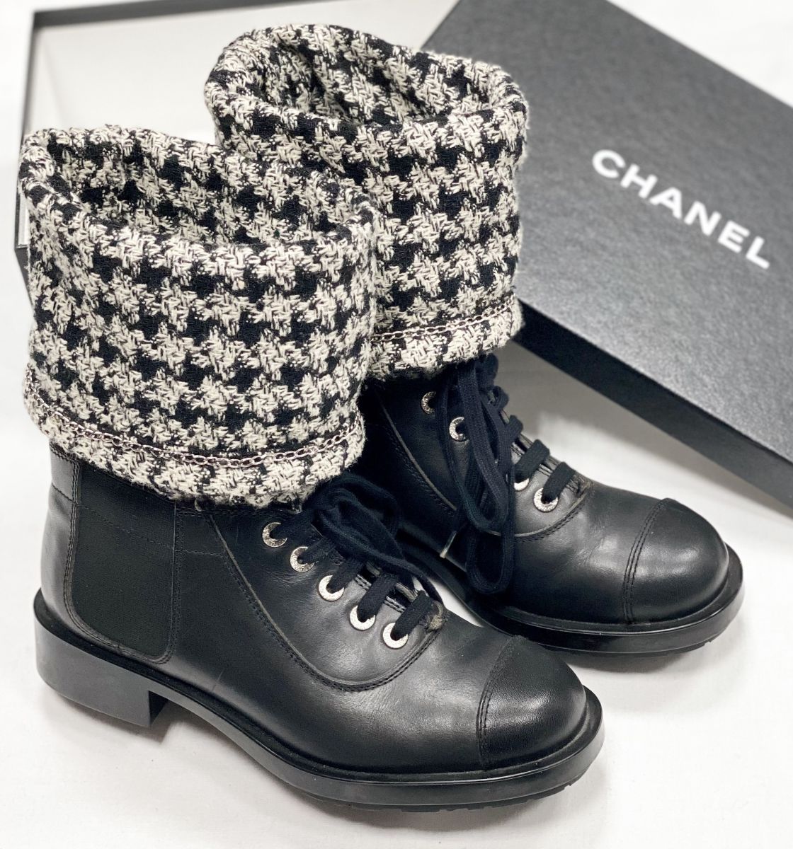 Ботинки Chanel размер 38 цена 31 310 руб 