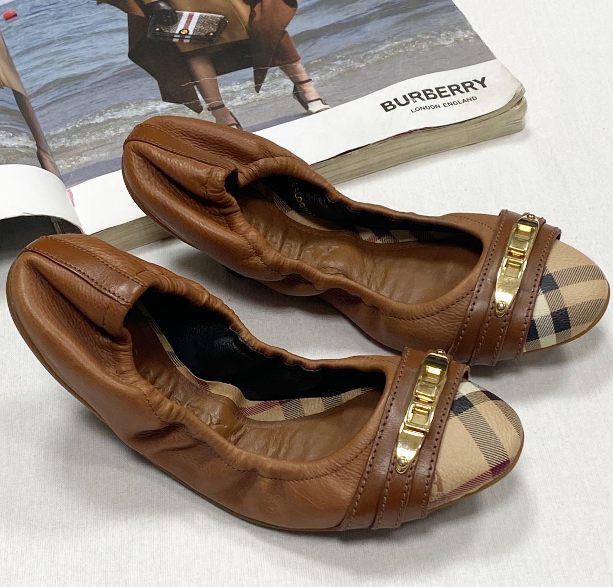Балетки Burberry размер 36 цена 3 131 руб