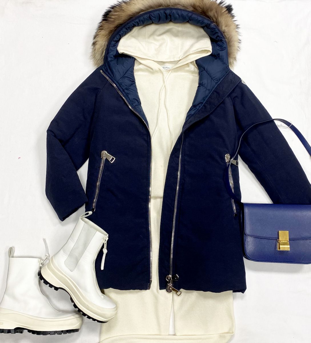 Пуховик Moncler размер 2 цена 38 463 руб
Костюм Max Mara размер 42 цена 23 078 руб
Ботинки Jil Sander размер 36 цена 27 693 руб
Сумка Celine 