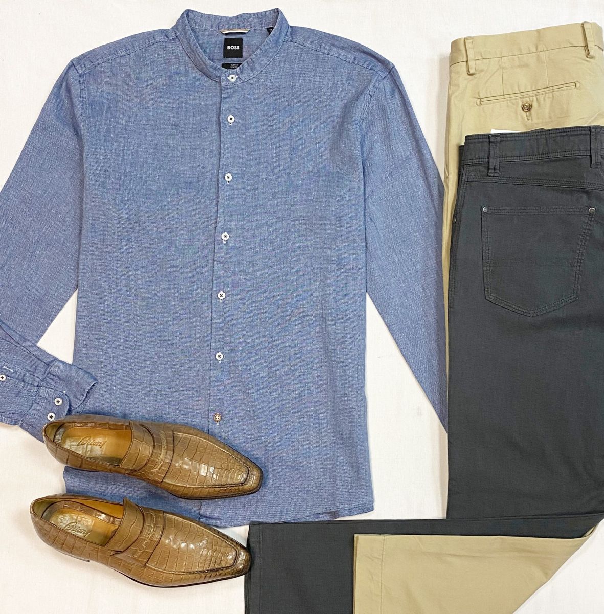 #mechtamen Рубашка  Boss размер XL цена 2 308 руб
Брюки Ralph Lauren размер 36/32 цена 3 077 руб
Брюки Bugatti размер 50 цена 2 308 руб
Туфли  Brioni размер 42 цена 38 463 руб 