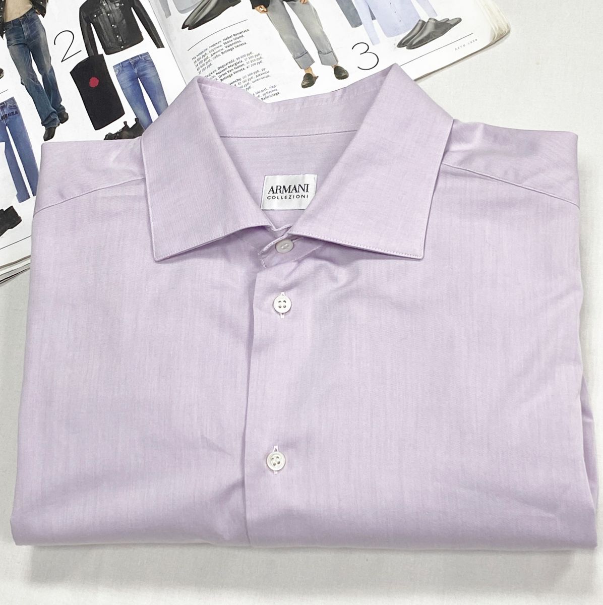#mechtamen Рубашка Armani размер 44/17 цена 4 697 руб