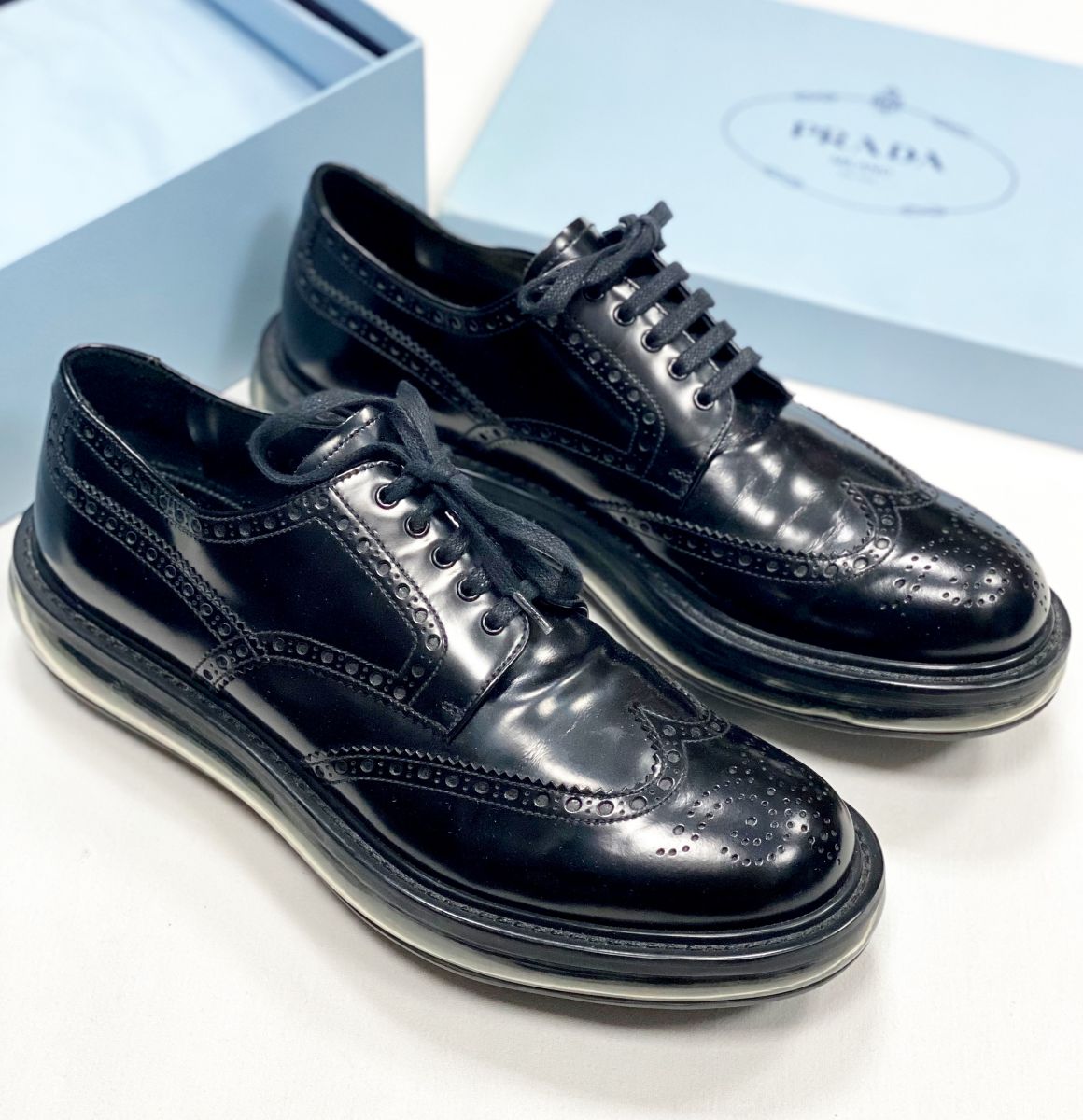#mechtamen Ботинки Prada размер 42 цена 23 462 руб
