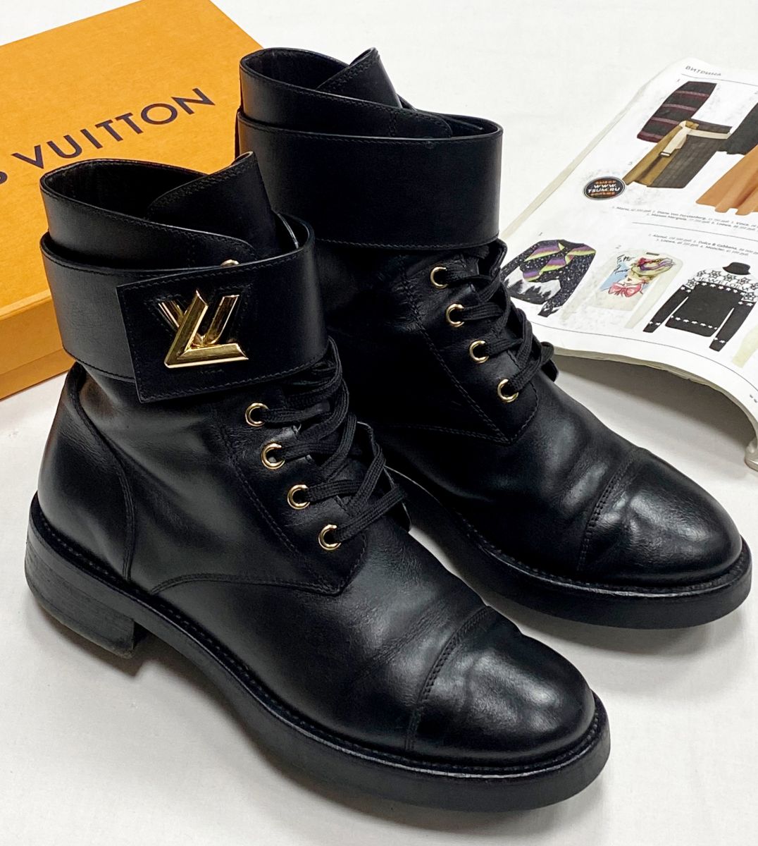 Ботинки Louis Vuitton размер 39 цена 23 483 руб