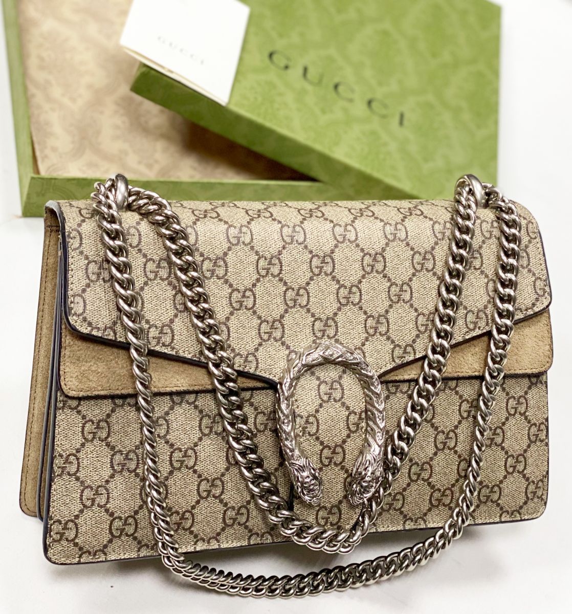 Сумка Gucci размер 28/17 цена 93 930 руб 