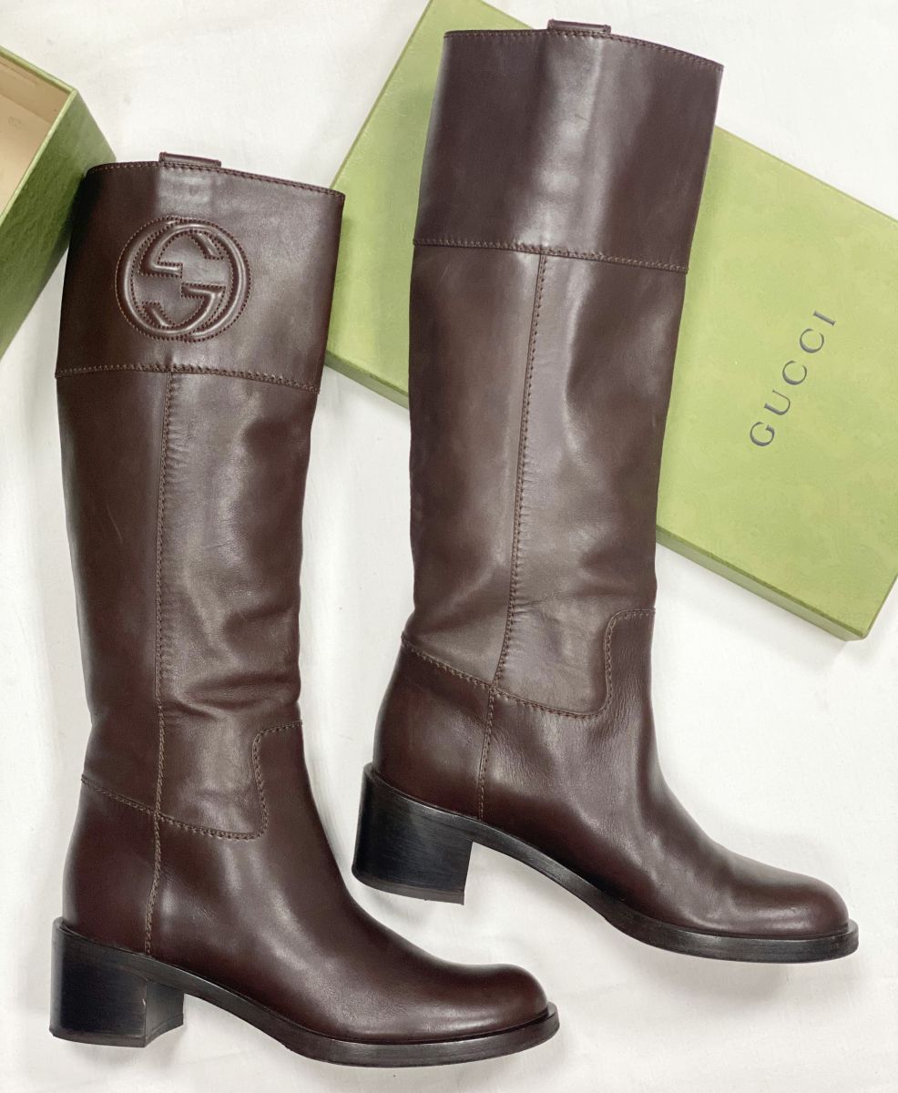 Сапоги Gucci размер 37.5 цена 23 462 руб 