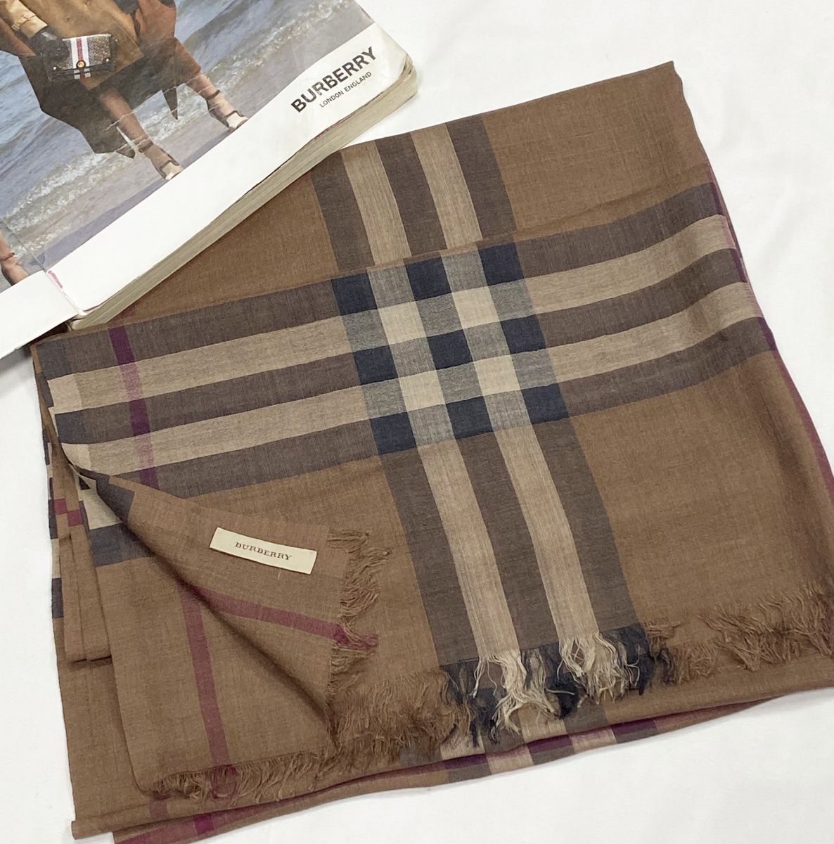 Шарф Burberry размер 70/200 цена 10 959 руб