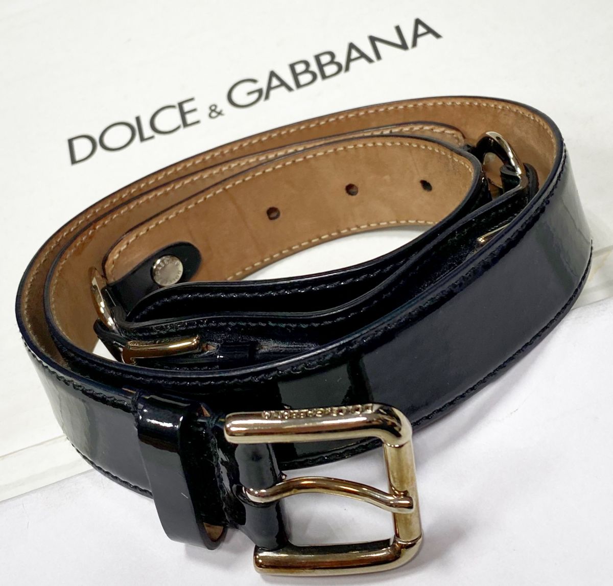 Ремень Dolce Gabbana размер 95/38 цена 7 828 руб