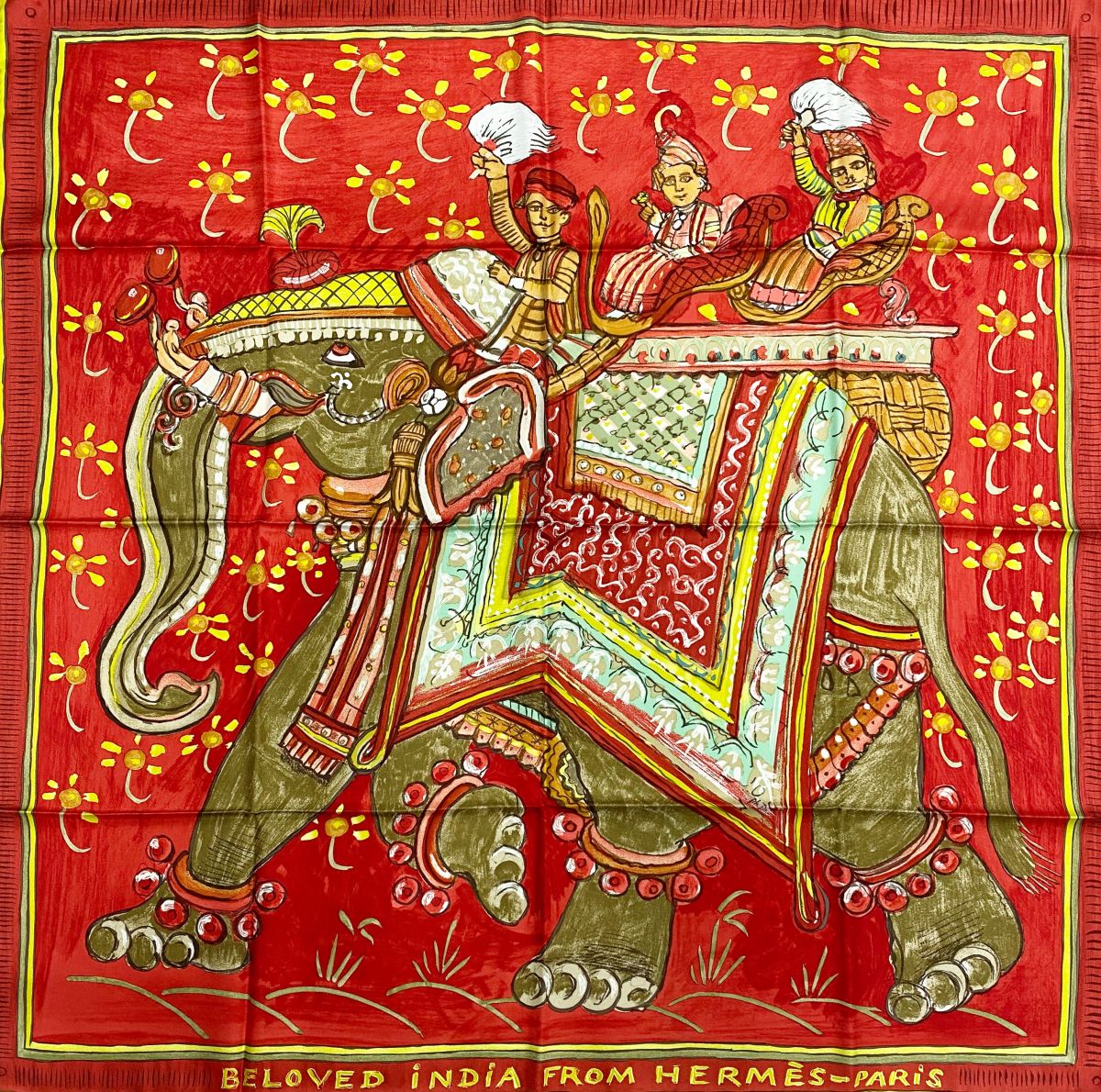 Платок / Hermes / размер 90/90 цена 51 662 руб
