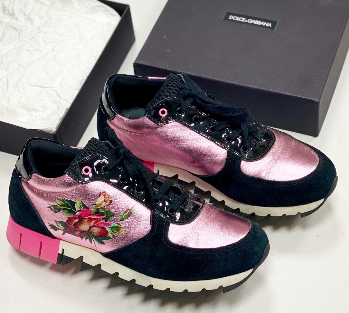Кроссовки Dolce Gabbana размер 37 цена 23 483 руб