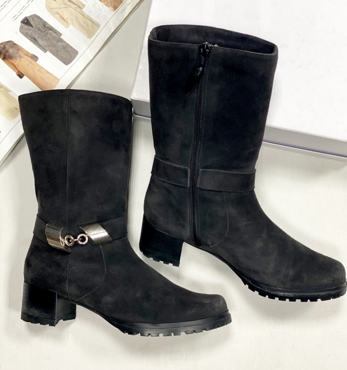 Ботинки/на меху/ Stuart Weitzman размер 38 цена 7 921 руб 