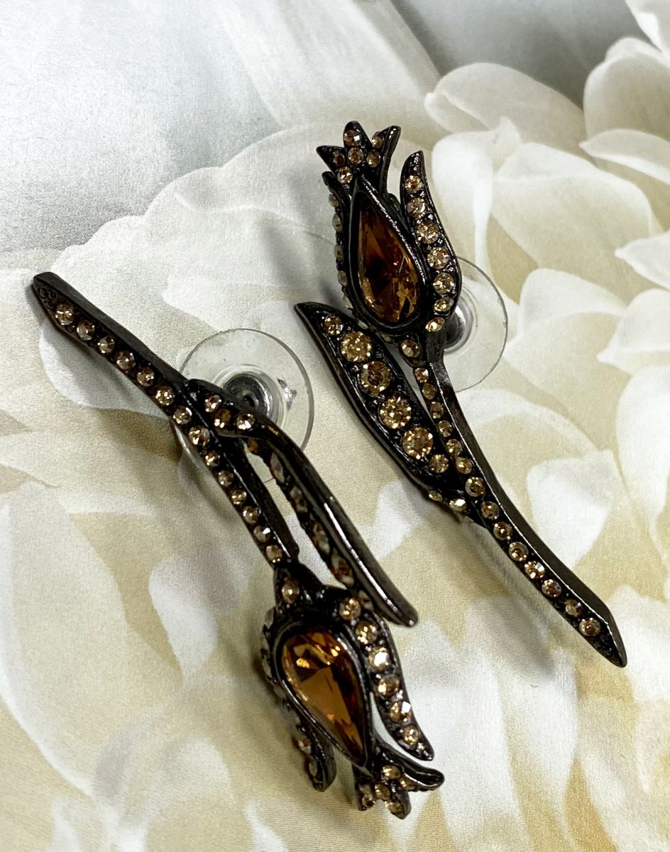 Серьги/ камни/ Oscar De La Renta цена 12 524 руб

