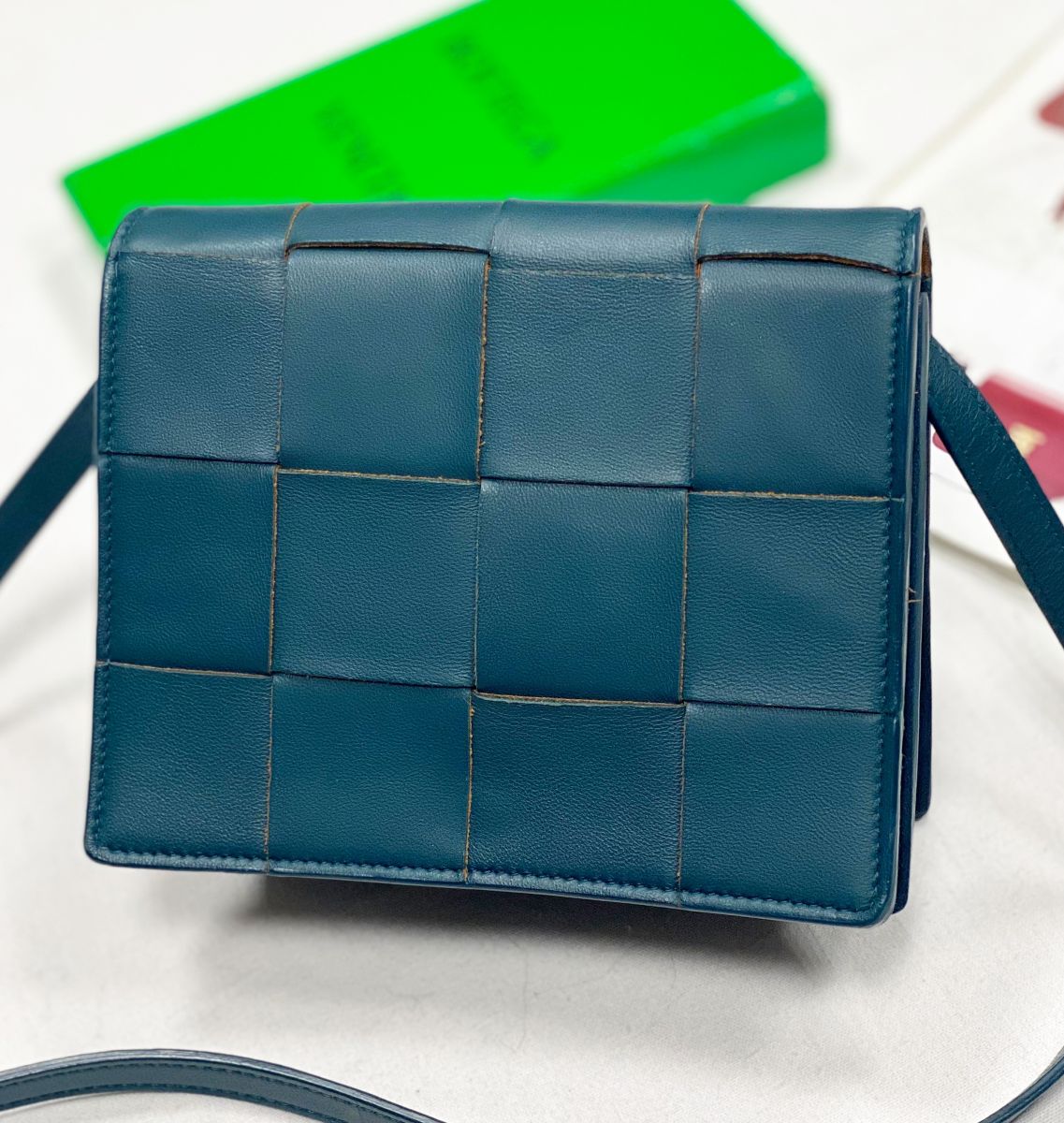 Сумочка Bottega Veneta размер 16/12 цена 46 155 руб
