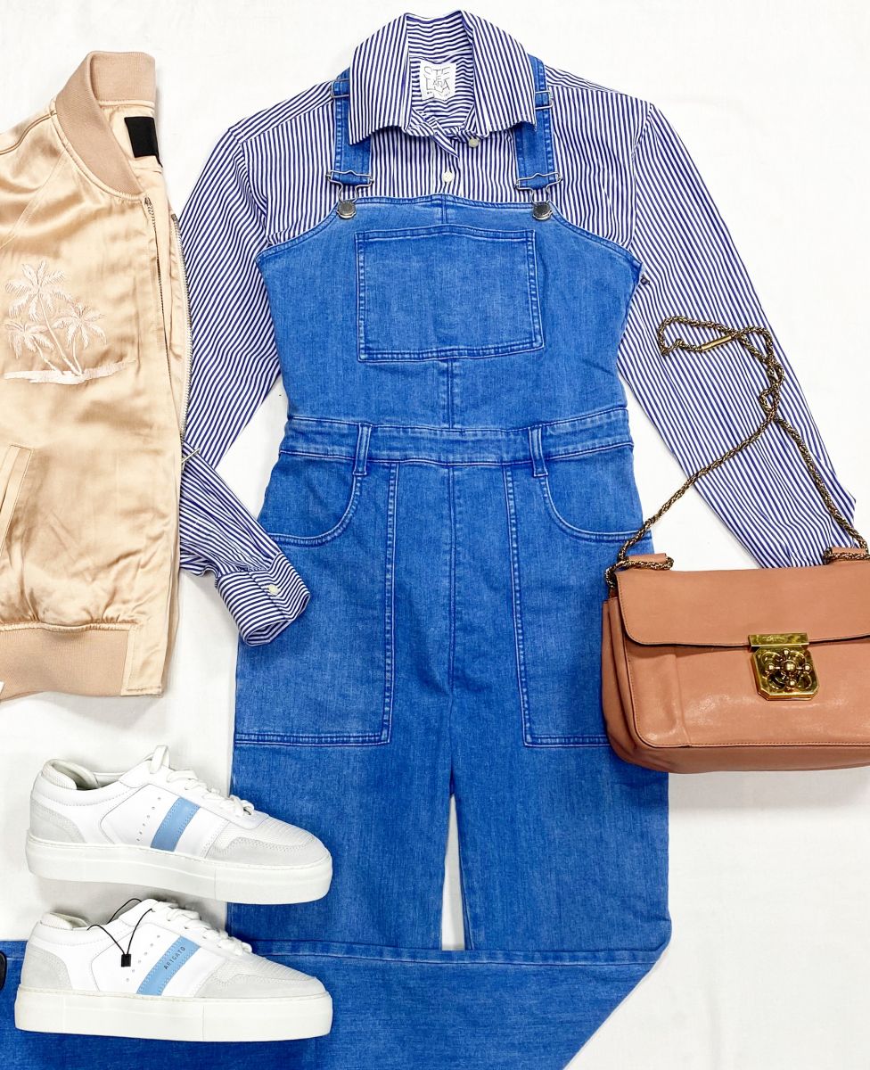 Комбинезон Stella McCartney размер 40 цена 7 828 руб
Рубашка Stella Jean размер 38 цена 4 697 руб
Бомбер Alexander Wang размер M цена 15 655 руб
Кеды Alex Arigato размер 39 цена 7 828 руб
Сумка Chloe 