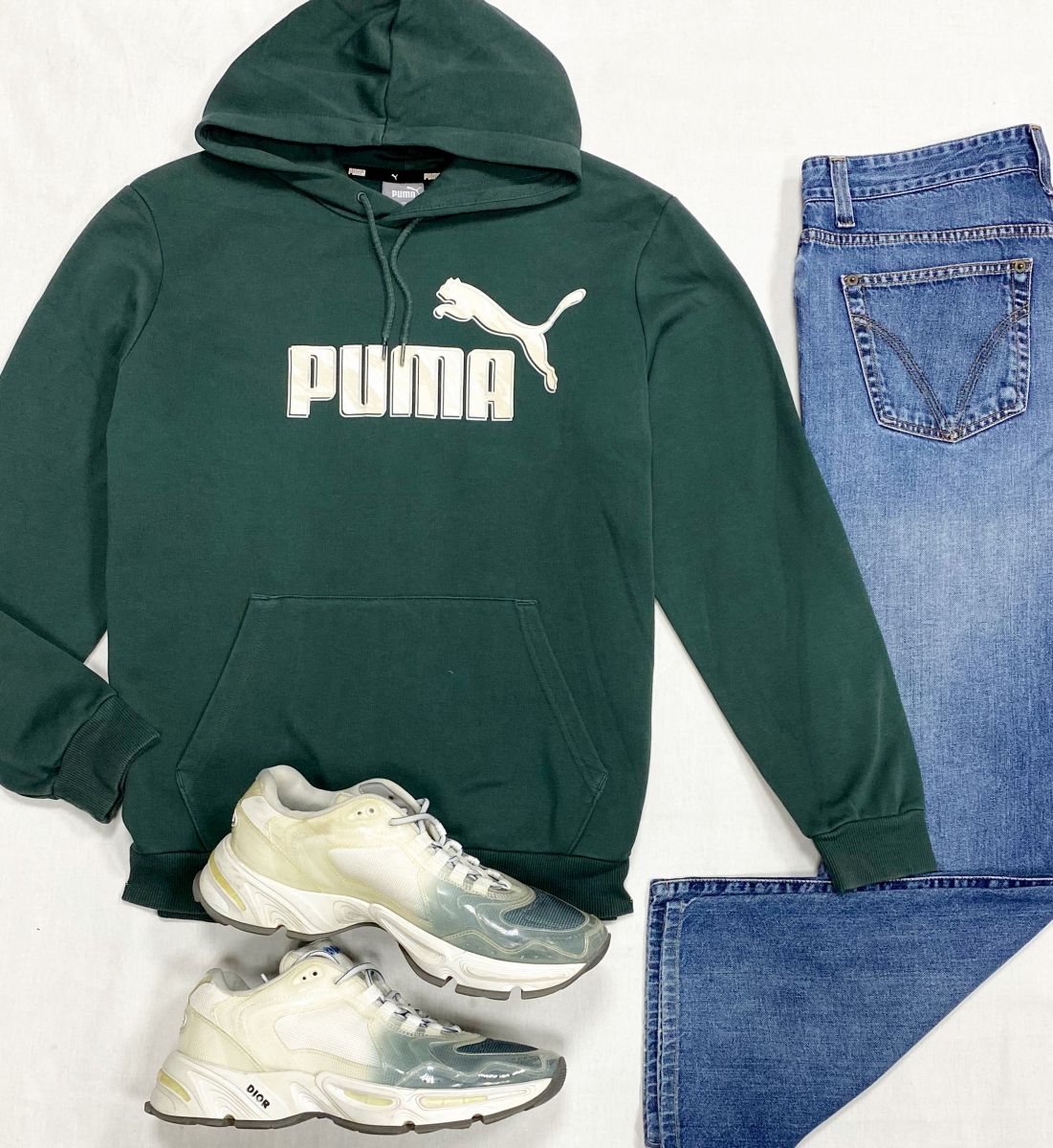#mechtamen Толстовка Puma размер M цена 2 348 рубДжинсы Dolce Gabbana размер 34 цена 7 828 рубКроссовки Christian Dior размер 44 цена 31 310 руб