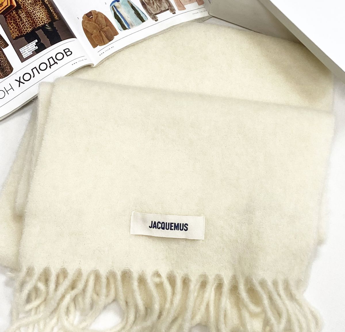 Шарф Jacquemus размер 40/200 цена 26 614 руб