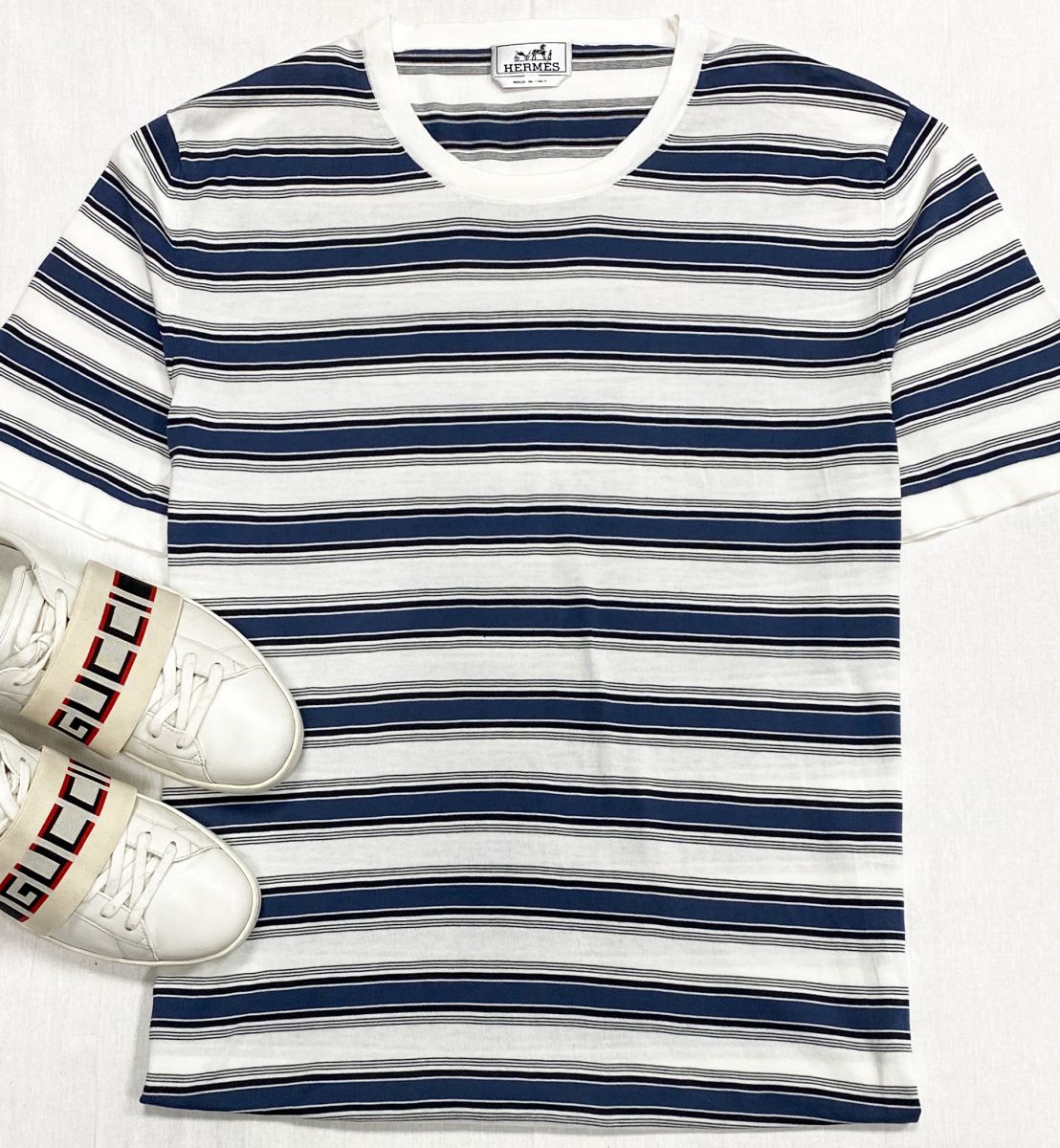 #mechtamen Футболка Hermes размер 52 / 54 цена 23 483 руб
Кеды Gucci размер 43.5 цена 23 483 руб