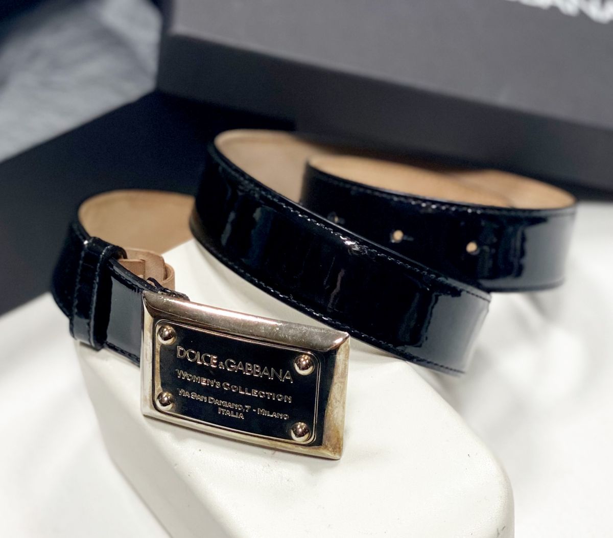Ремень Dolce Gabbana размер 90/36 цена 7 693 руб 