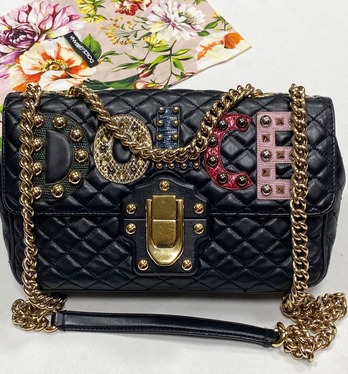 Сумка Dolce Gabbana размер 25/15 цена 62 620 руб