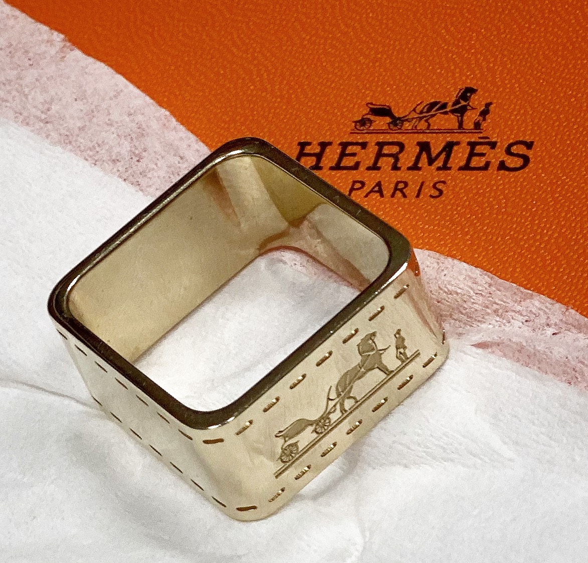 Кольцо Hermès цена 31 310 руб 