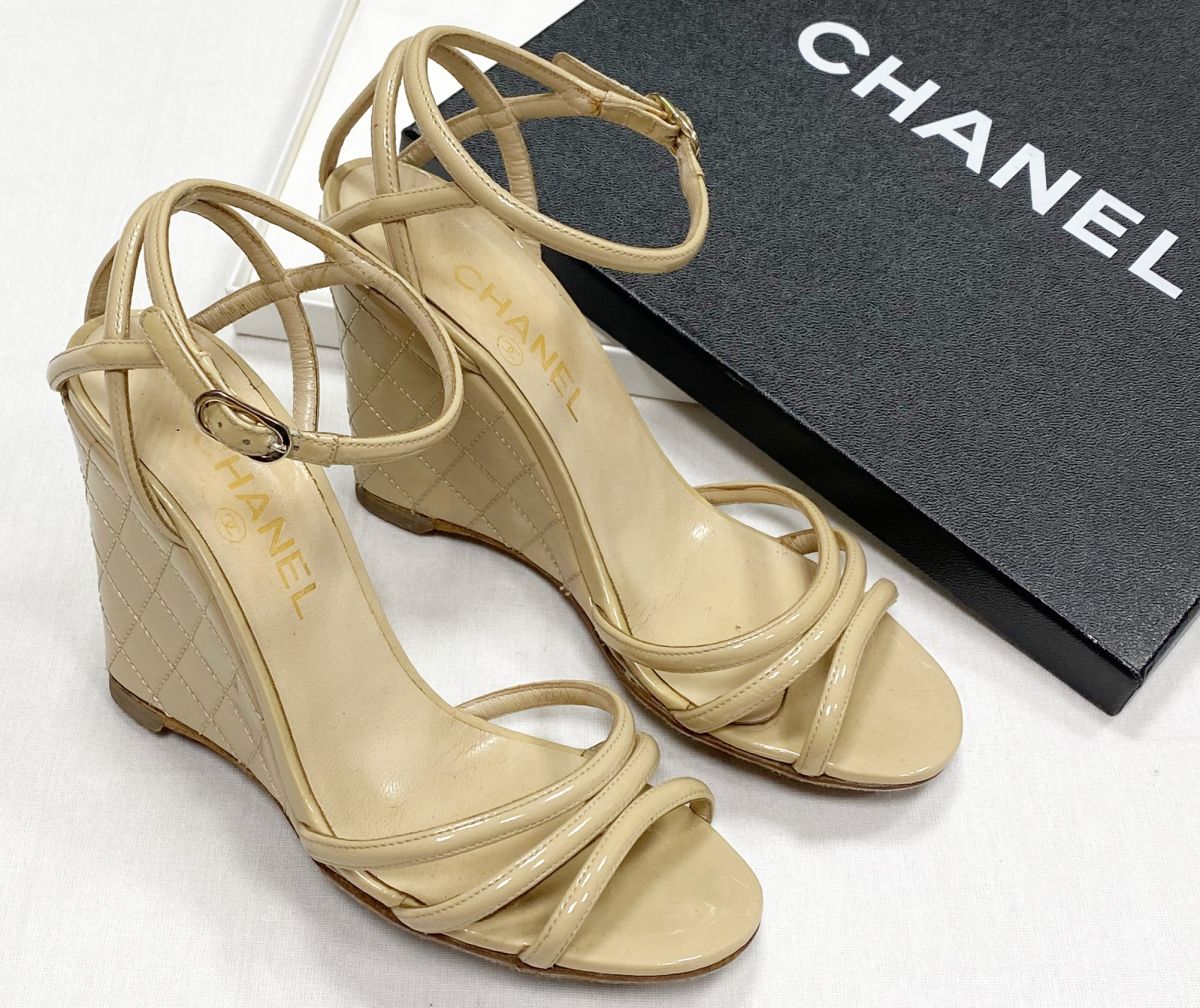 Босоножки Chanel размер 36.5 цена 23 483 руб