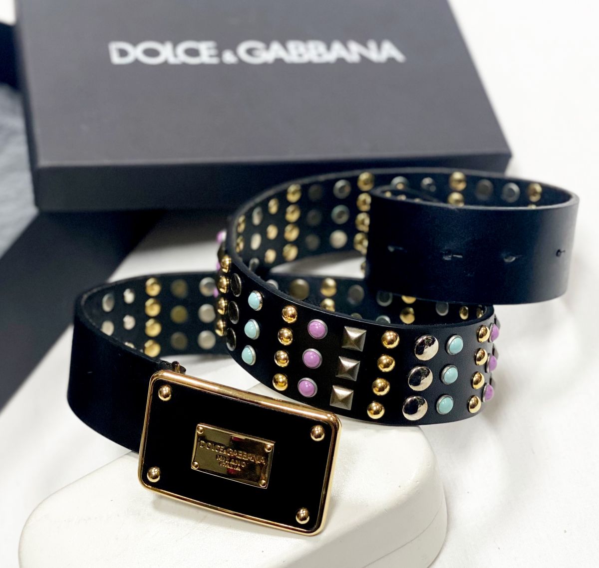 Ремень Dolce Gabbana размер 80/32 цена 9 231 руб 