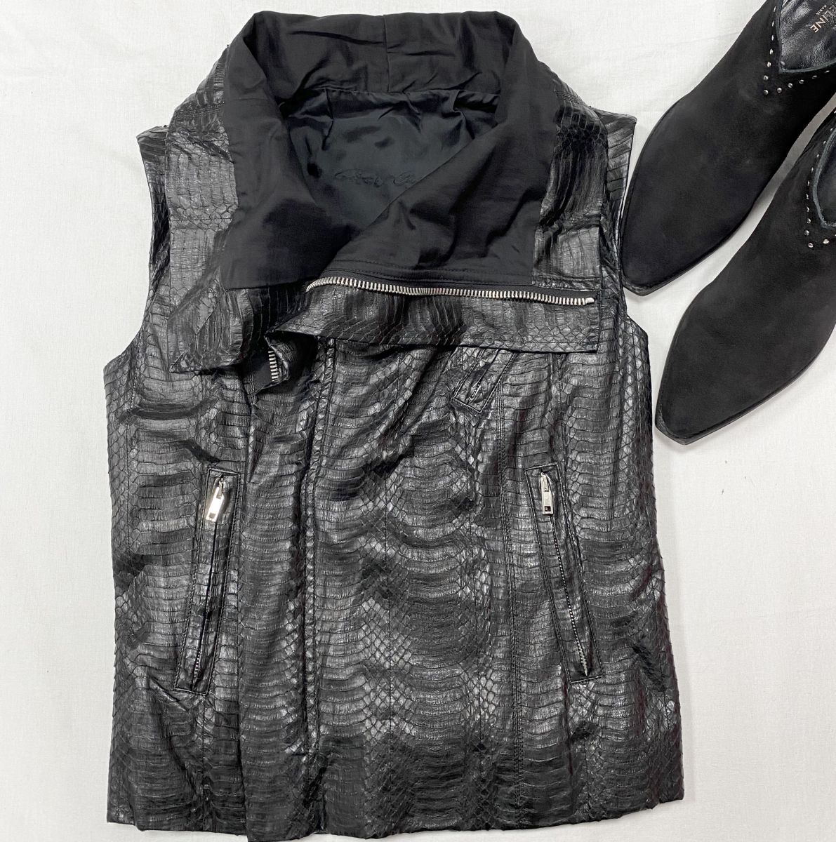 Жилет / питон / Rick Owens размер 42 цена 46 965 руб