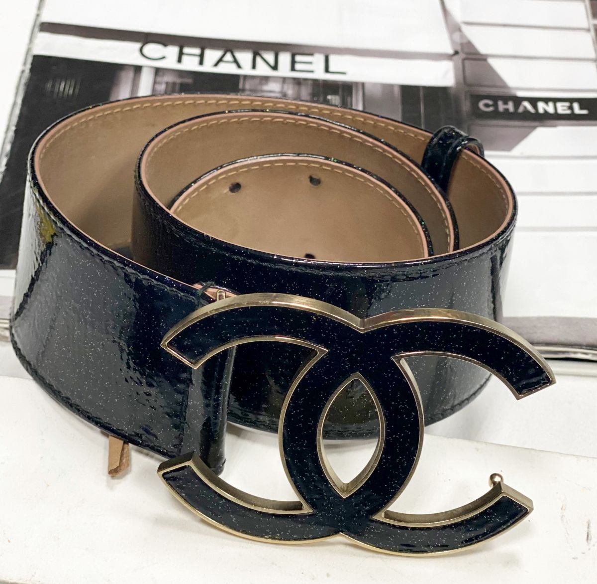 Ремень Chanel размер 80/32 цена 23 078 руб 