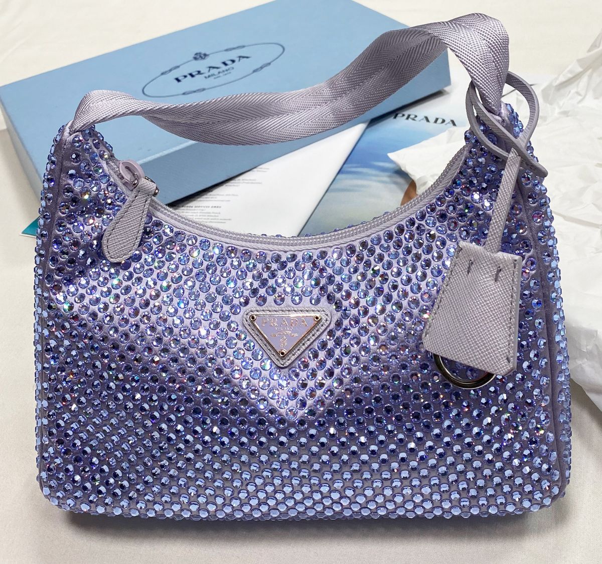 Сумочка / камни / Prada размер 20/15 цена 93 930 руб