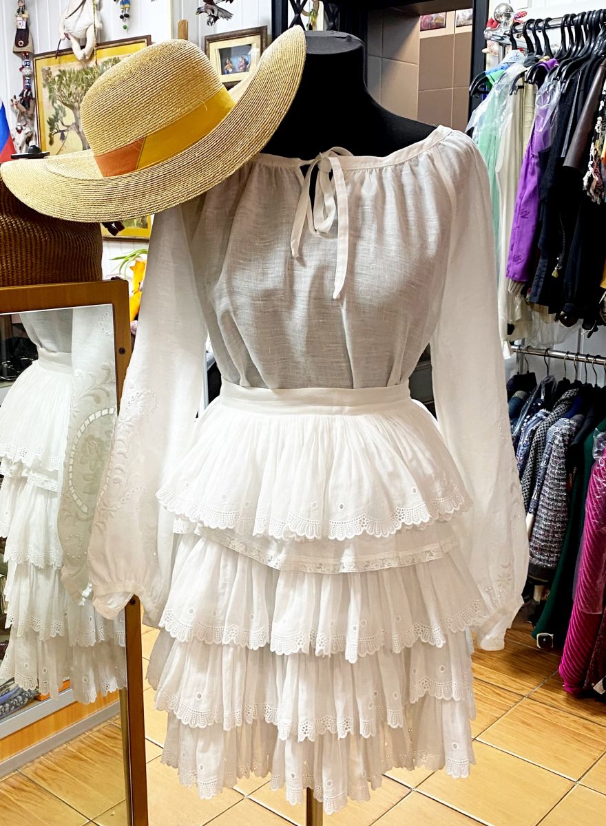 Юбка / шитье/ N21 размер 40 цена 12 524 рубБлузка/ лен/ шитье/ Weekend/ Max Mara/ размер 42 цена 10 959 руб