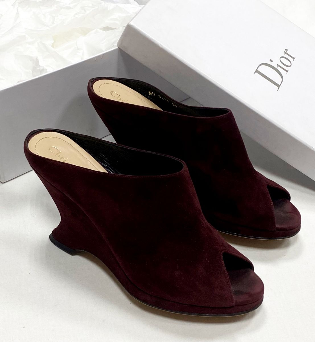 Сабо /замша/ Christian Dior размер 39 цена 7 828 руб 