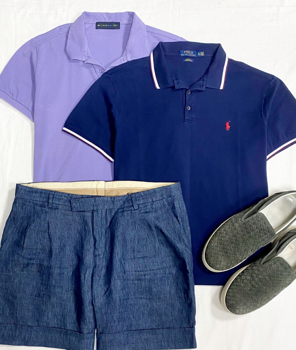 #mechtamen Поло Etro / Ralph Lauren размер XL / 2XL цена от 3 131 руб до 4 697 рубШорты размер 56 цена 3 131 рубЛоферы Bottega Veneta размер 45 цена 18 786 руб