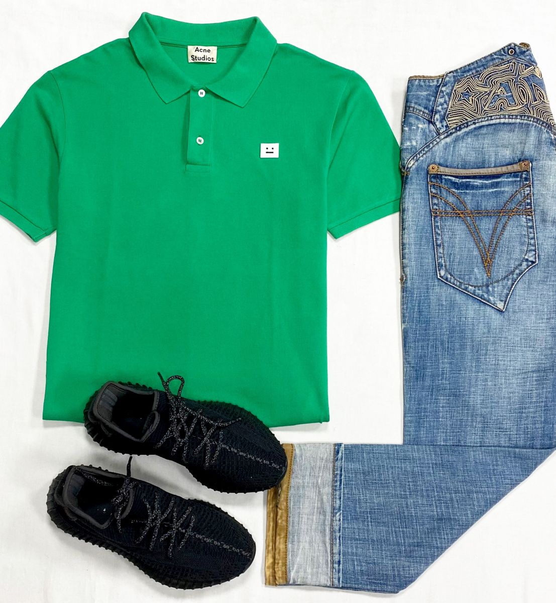 #mechtamen Поло Acne размер L цена 4 697 рубДжинсы размер 31 цена 7 828 рубКроссовки YEEZY размер 42.5 цена 15 655 руб