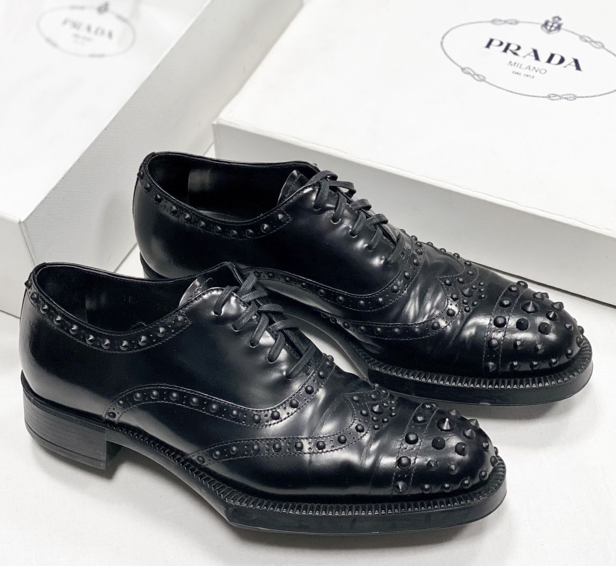 Ботинки Prada размер 37 цена 10 959 руб