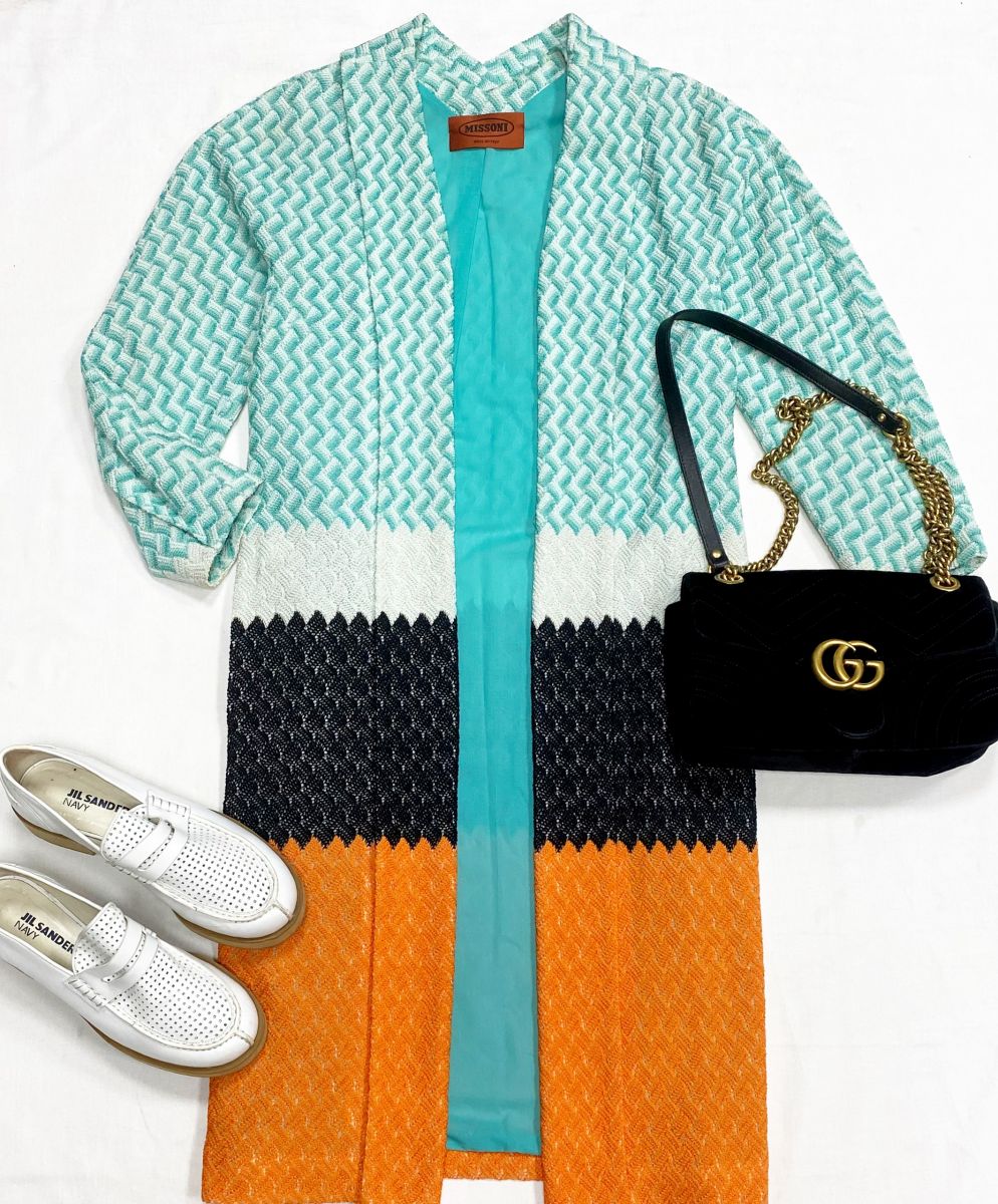 Пальто Missoni размер 38 цена 15 655 рубЛоферы Jil Sander размер 38.5 цена 7 828 рубСумка Gucci