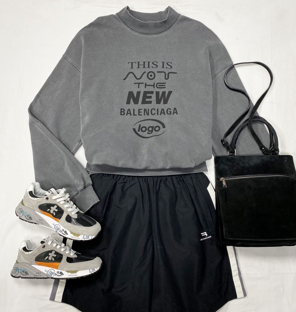 Толстовка Balenciaga размер XS цена 31 310 руб Юбка Balenciaga размер 36 цена 15 655 руб Кроссовки Premiata размер 39 цена 18 786 руб