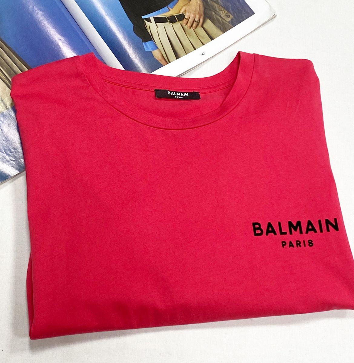 Футболка Balmain размер S цена 7 828 руб
