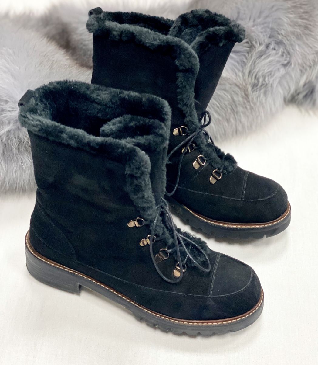 Ботинки/на меху/ Stuart Weitzman размер 38.5 цена 23 078 руб
